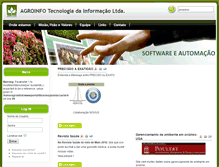 Tablet Screenshot of agroinfoti.com.br